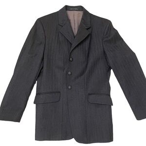 VTG PYTCHLEY Women’s MADE IN ENGLAND GRAY WOOL EQUESTRIAN Blazer/Jacket. S.12/14